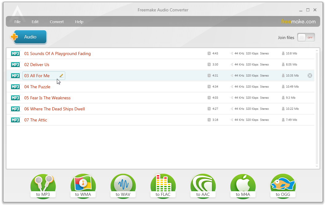 Freemake Free Audio Converter 1.1.0.21 