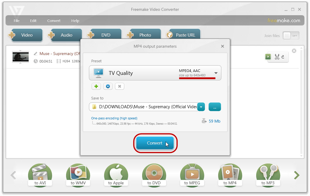 Any Video Converter Freeware for Windows: Convert any